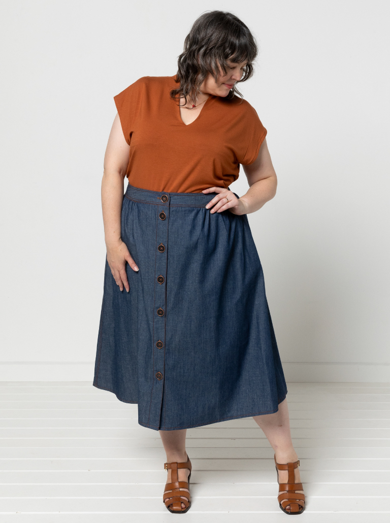 Style Arc Bonnie Woven Skirt Sewing Pattern