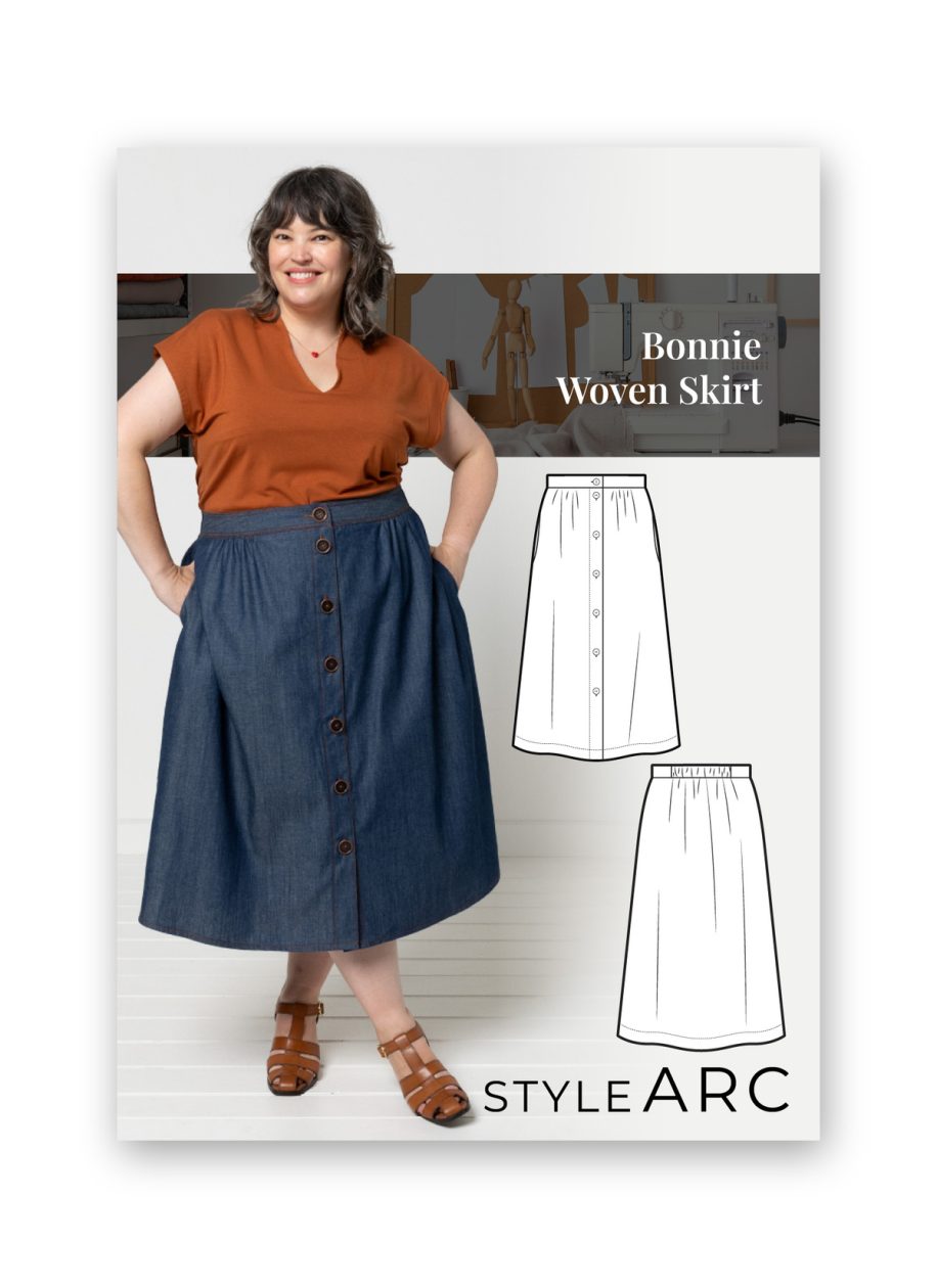 Style Arc Bonnie Woven Skirt Sewing Pattern