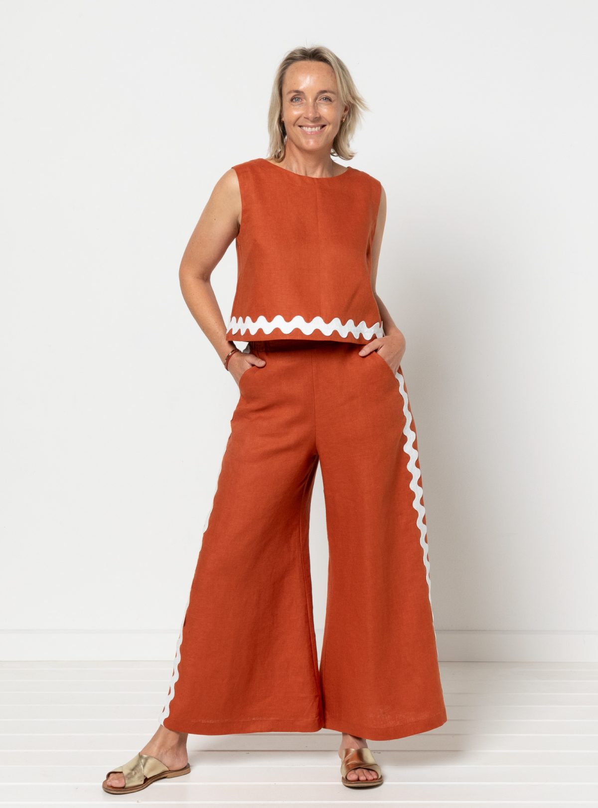 Style Arc Bonnie Woven Tops Sewing Pattern