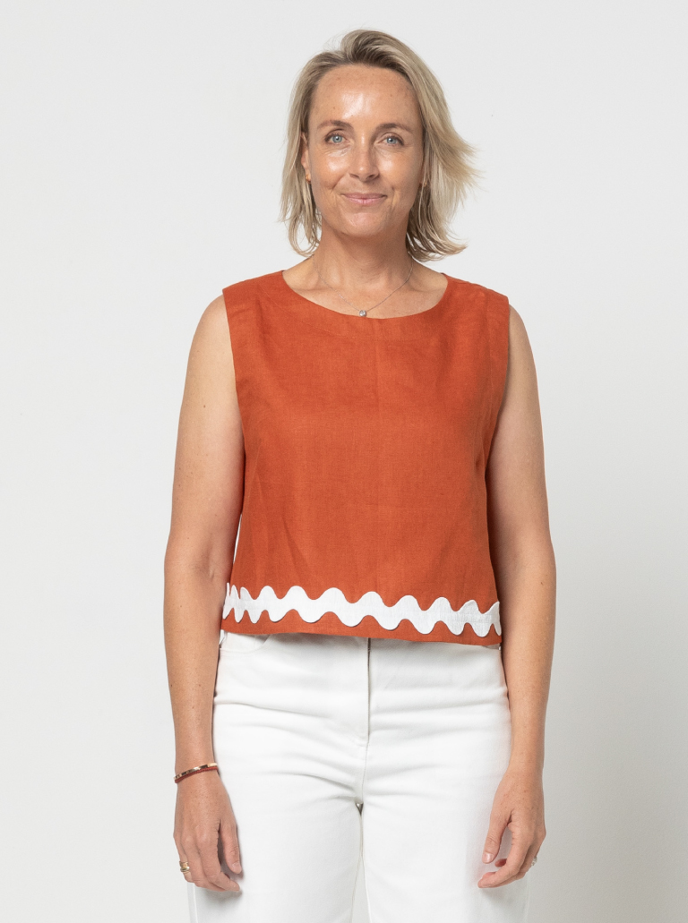 Style Arc Bonnie Woven Tops Sewing Pattern