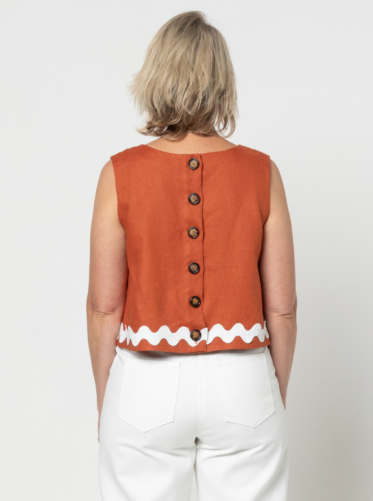 Style Arc Bonnie Woven Tops Sewing Pattern