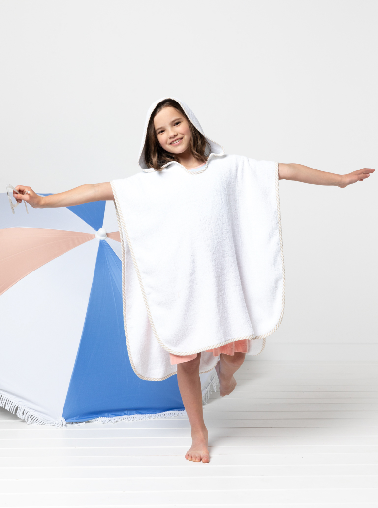 Style Arc Coral Kids Hooded Towel Sewing Pattern