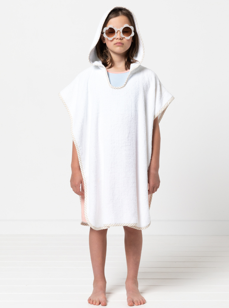 Style Arc Coral Kids Hooded Towel Sewing Pattern
