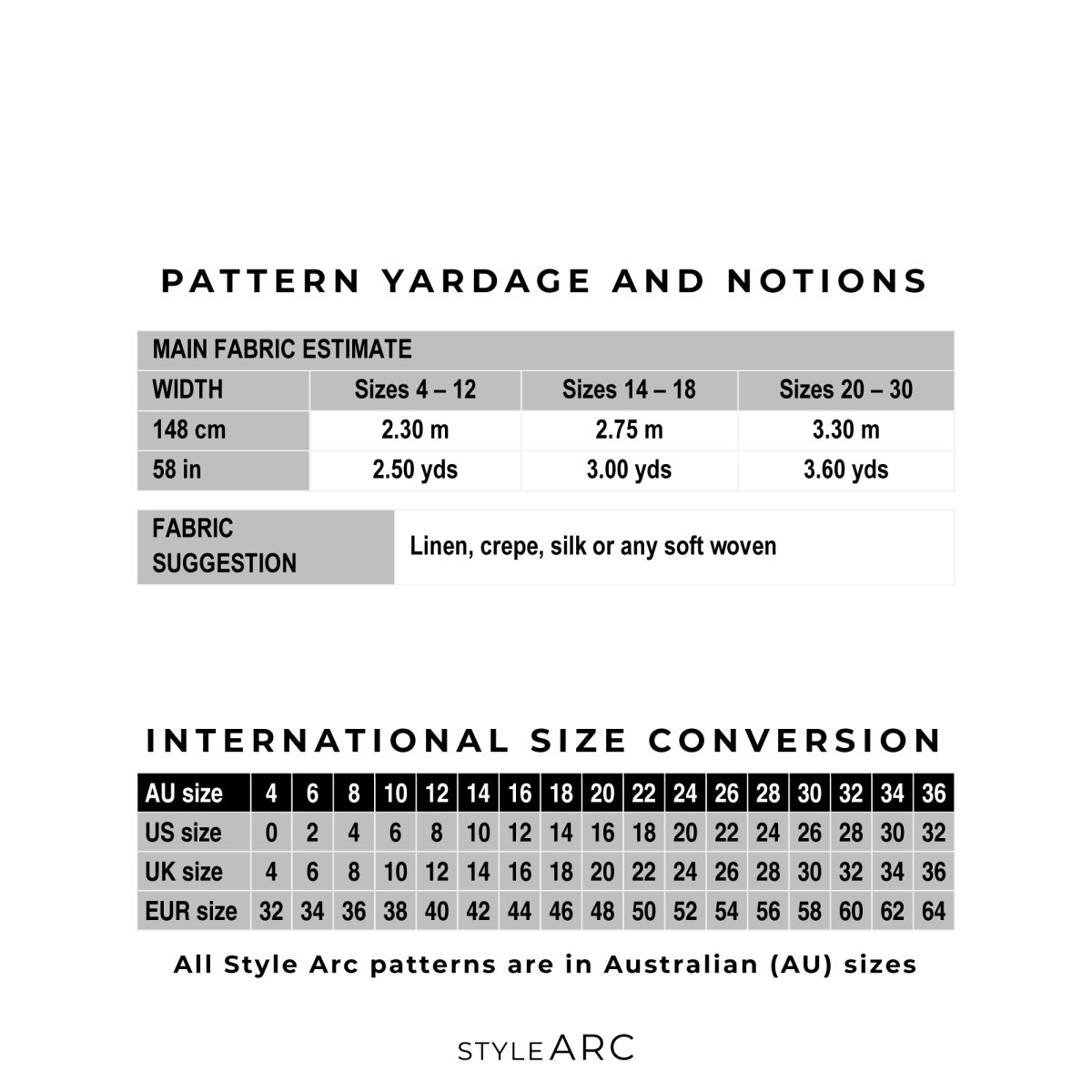 Style Arc Daisy Designer Tunic Sewing Pattern
