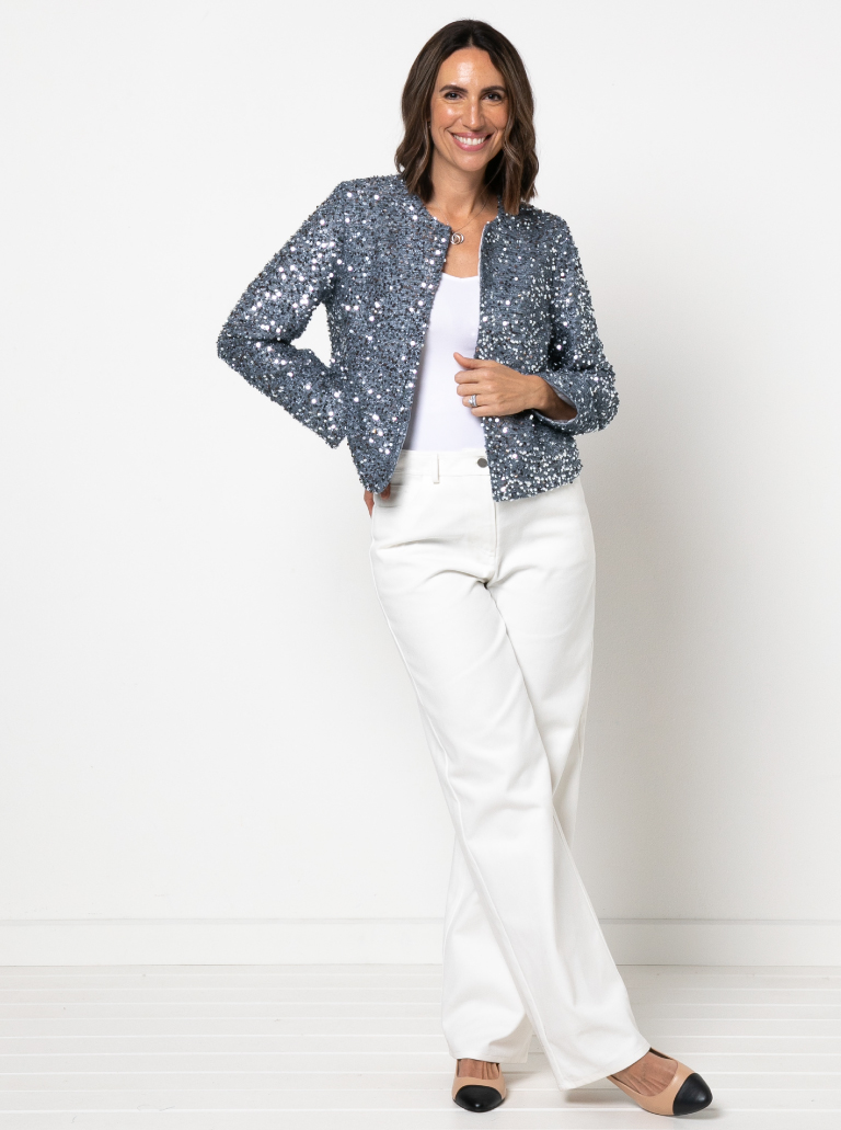 Style Arc Delphine Woven Jacket Sewing Pattern