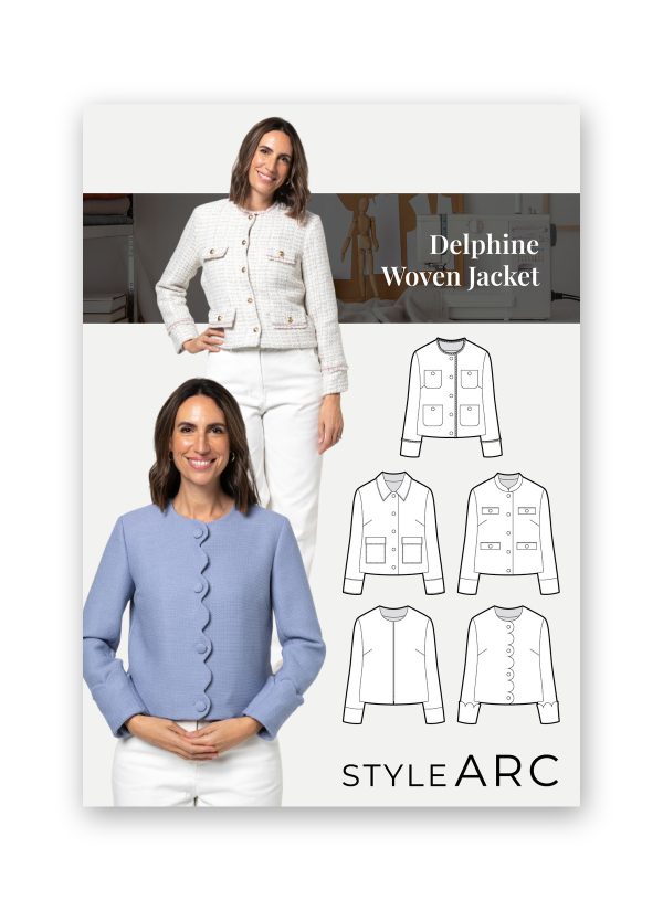 Style Arc Delphine Woven Jacket Sewing Pattern
