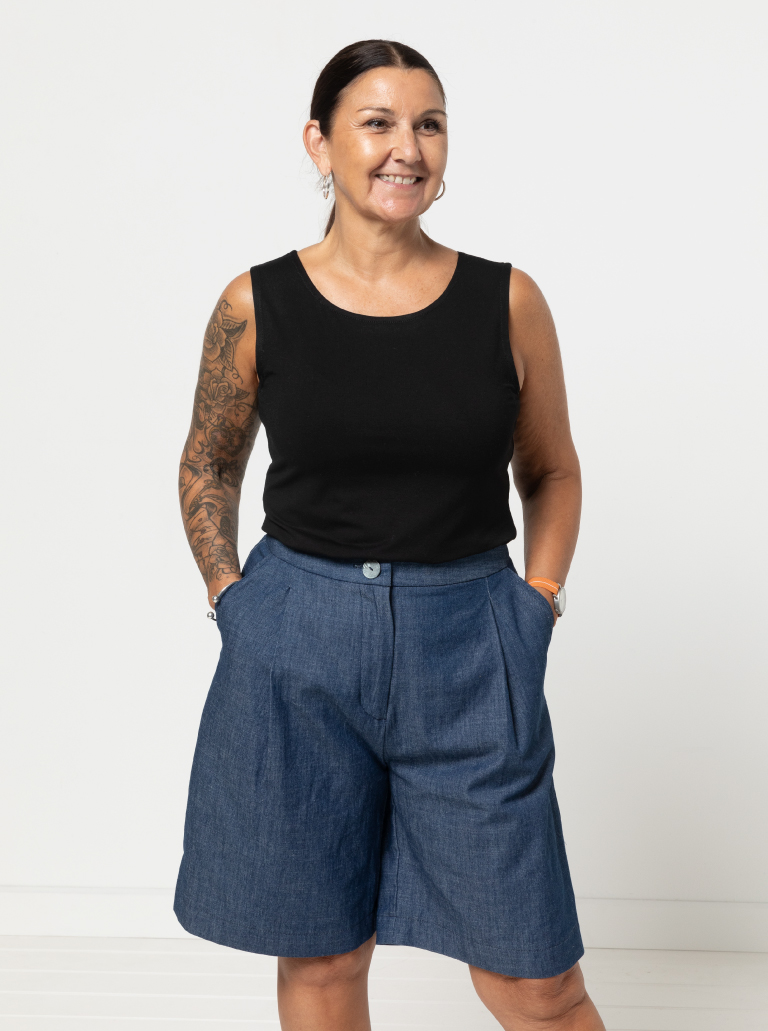 Style Arc Diana Knit Tank Sewing Pattern