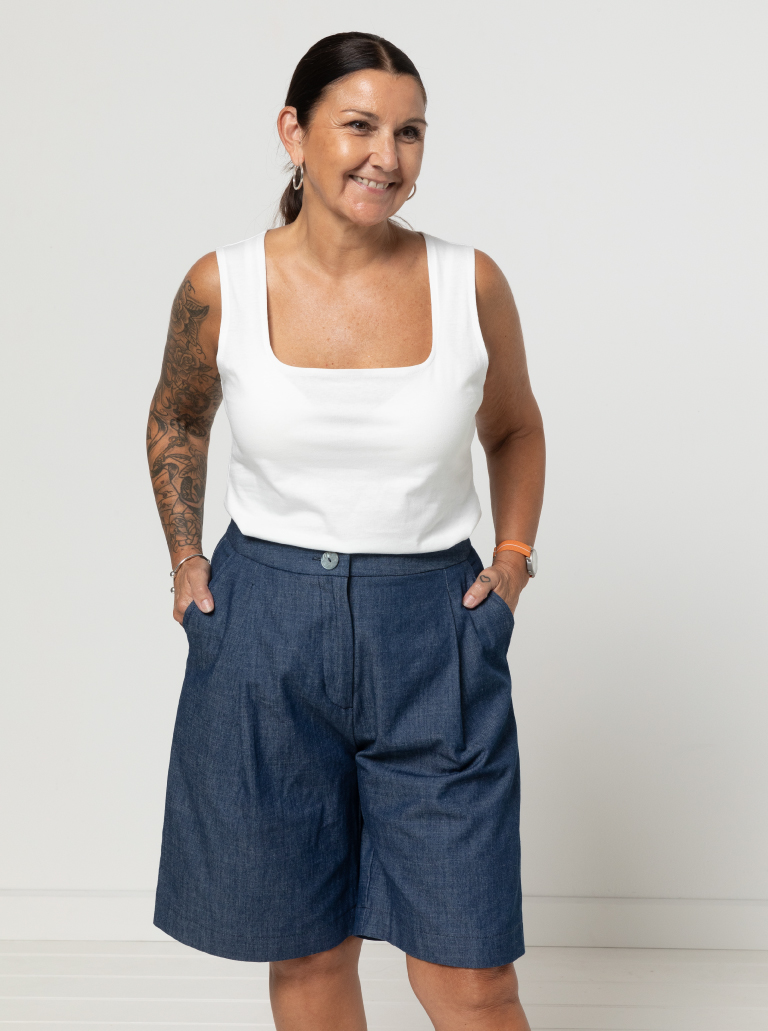 Style Arc Diana Knit Tank Sewing Pattern