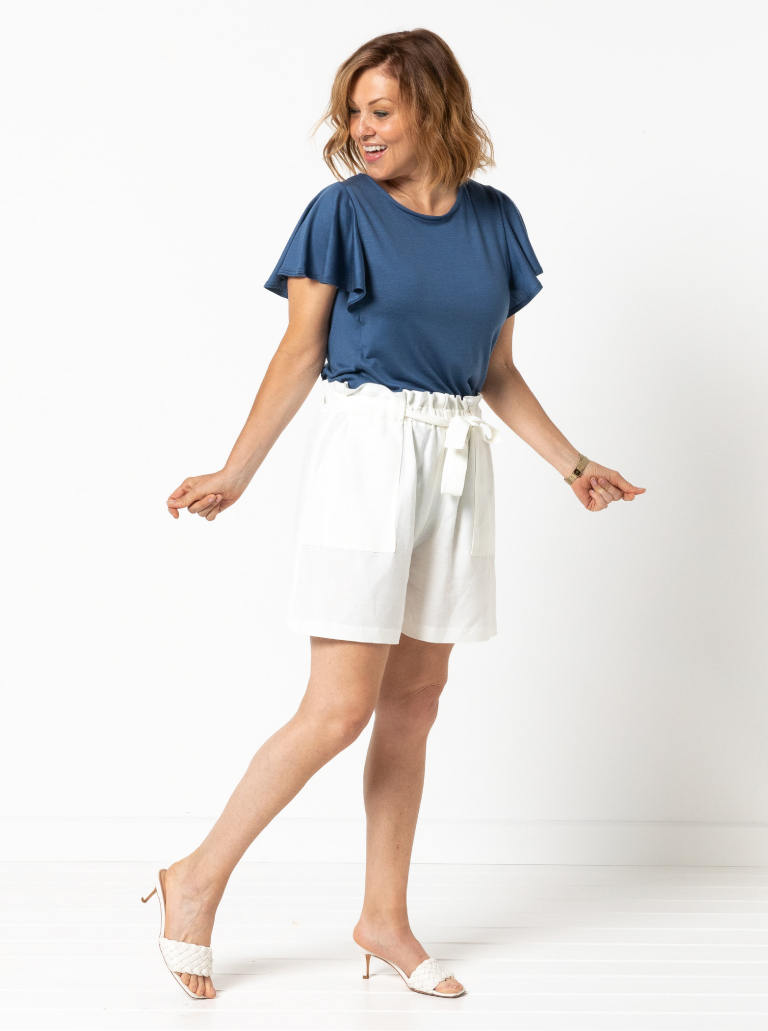 Style Arc Ellen Woven Short Sewing Pattern