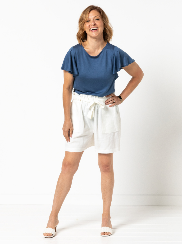 Style Arc Ellen Woven Short Sewing Pattern