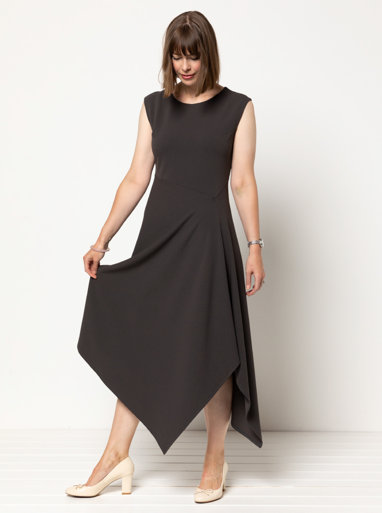 Style Arc Elley Designer Knit Dress Sewing Pattern