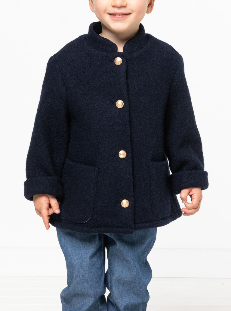 Style Arc Florian Kids Jacket and Coat Sewing Pattern