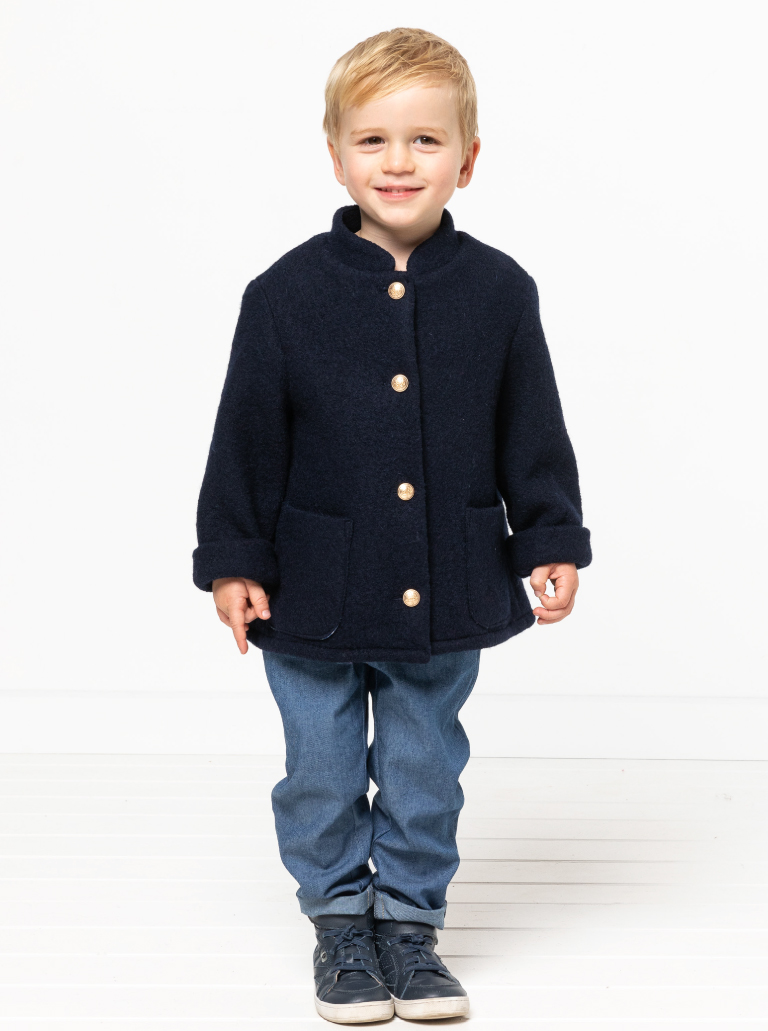 Style Arc Florian Kids Jacket and Coat Sewing Pattern