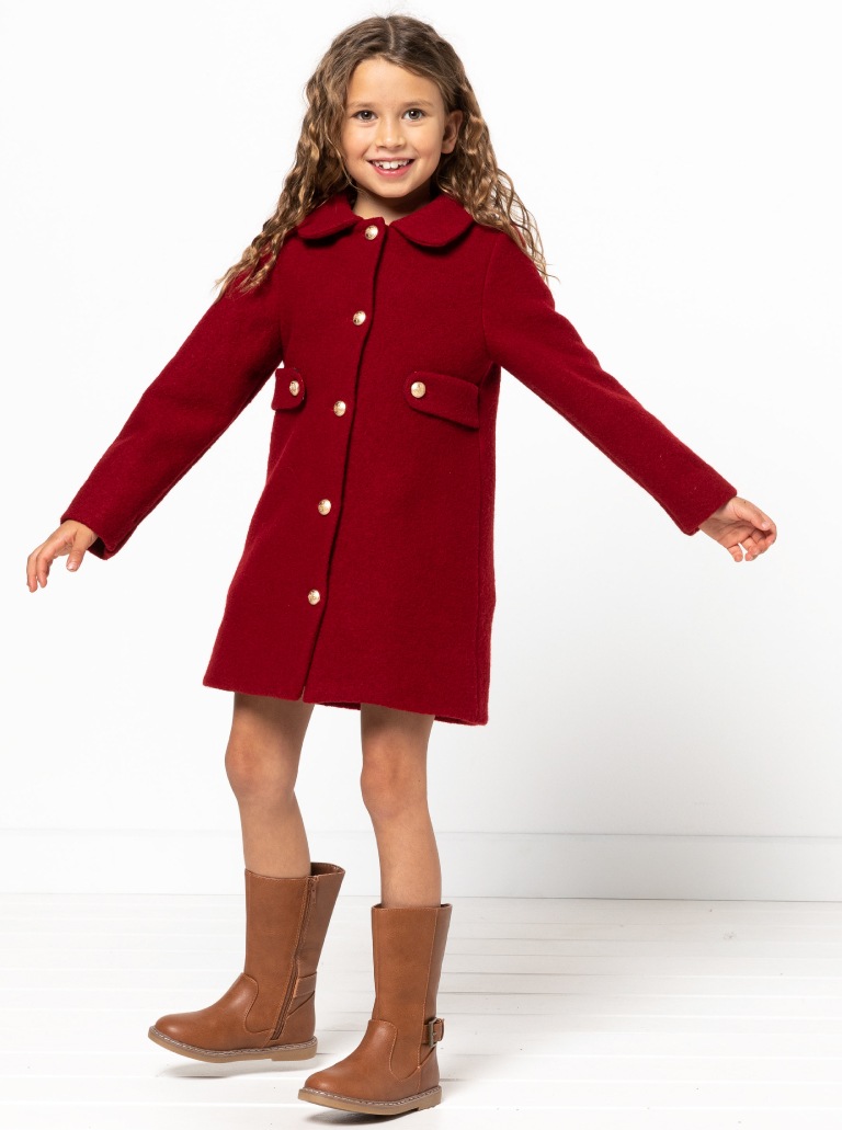 Style Arc Florian Kids Jacket and Coat Sewing Pattern