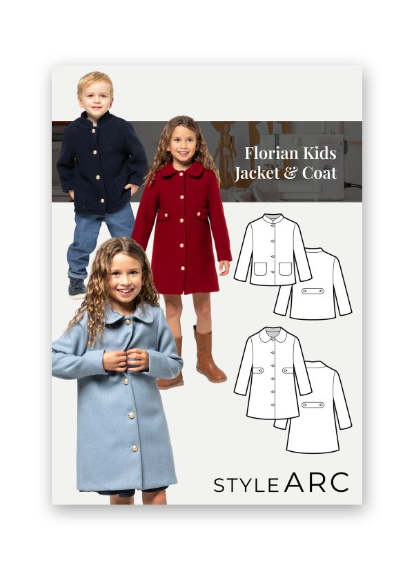 Style Arc Florian Kids Jacket and Coat Sewing Pattern
