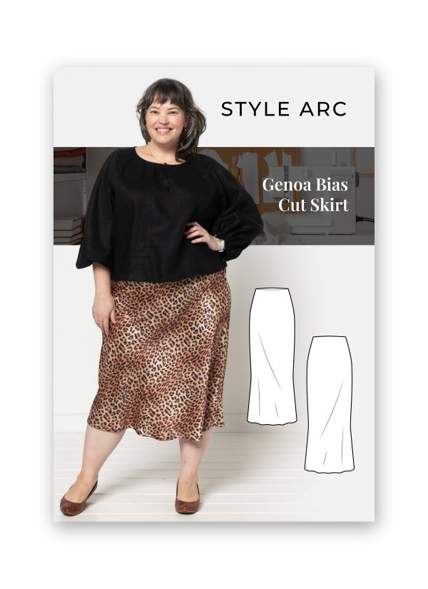 Style Arc Genoa Bias Cut Skirt Sewing Pattern