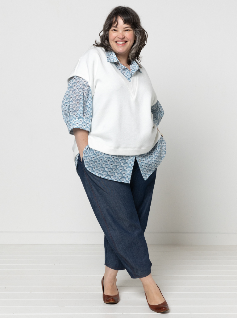 Style Arc Keith Knit Vest Sewing Pattern