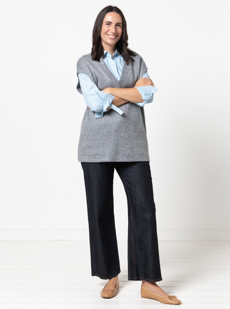 Style Arc Keith Knit Vest Sewing Pattern