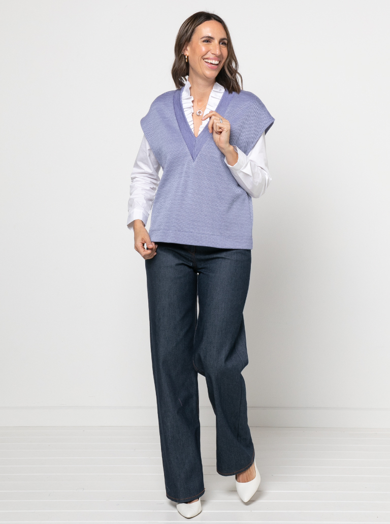 Style Arc Keith Knit Vest Sewing Pattern