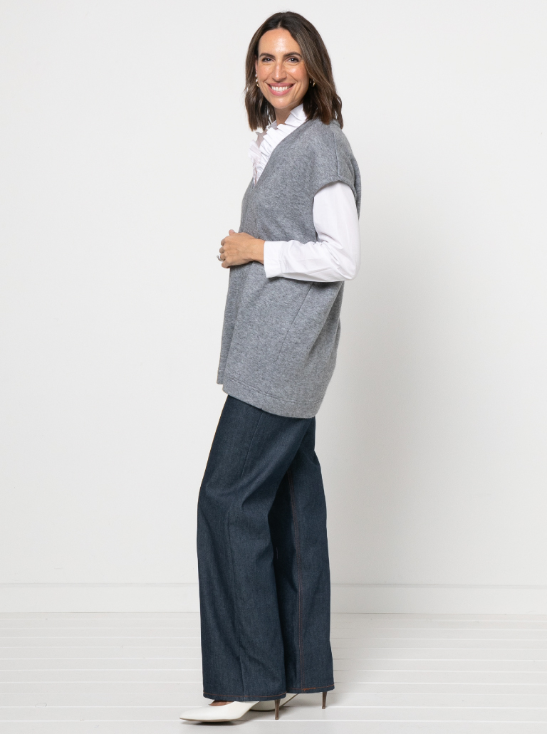 Style Arc Keith Knit Vest Sewing Pattern