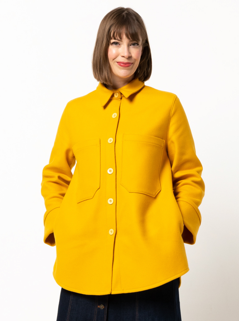 Style Arc Logan Shacket Sewing Pattern