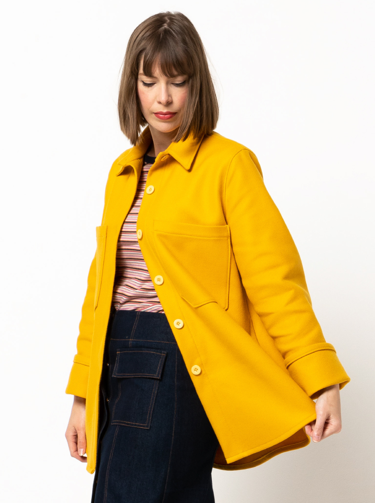 Style Arc Logan Shacket Sewing Pattern