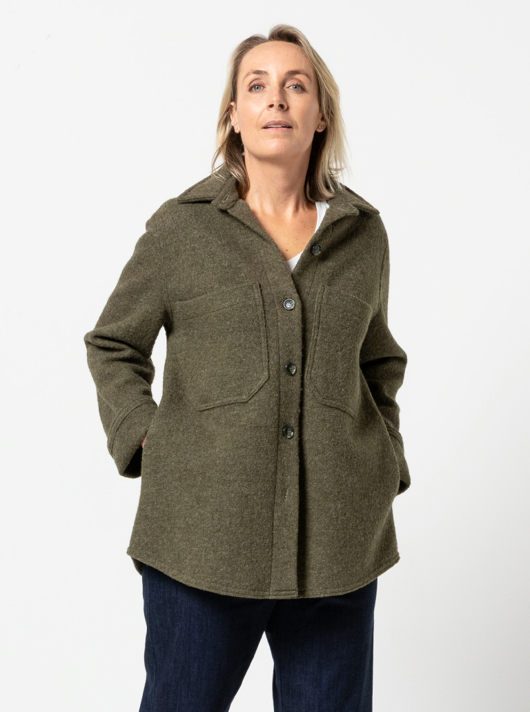 Style Arc Logan Shacket Sewing Pattern
