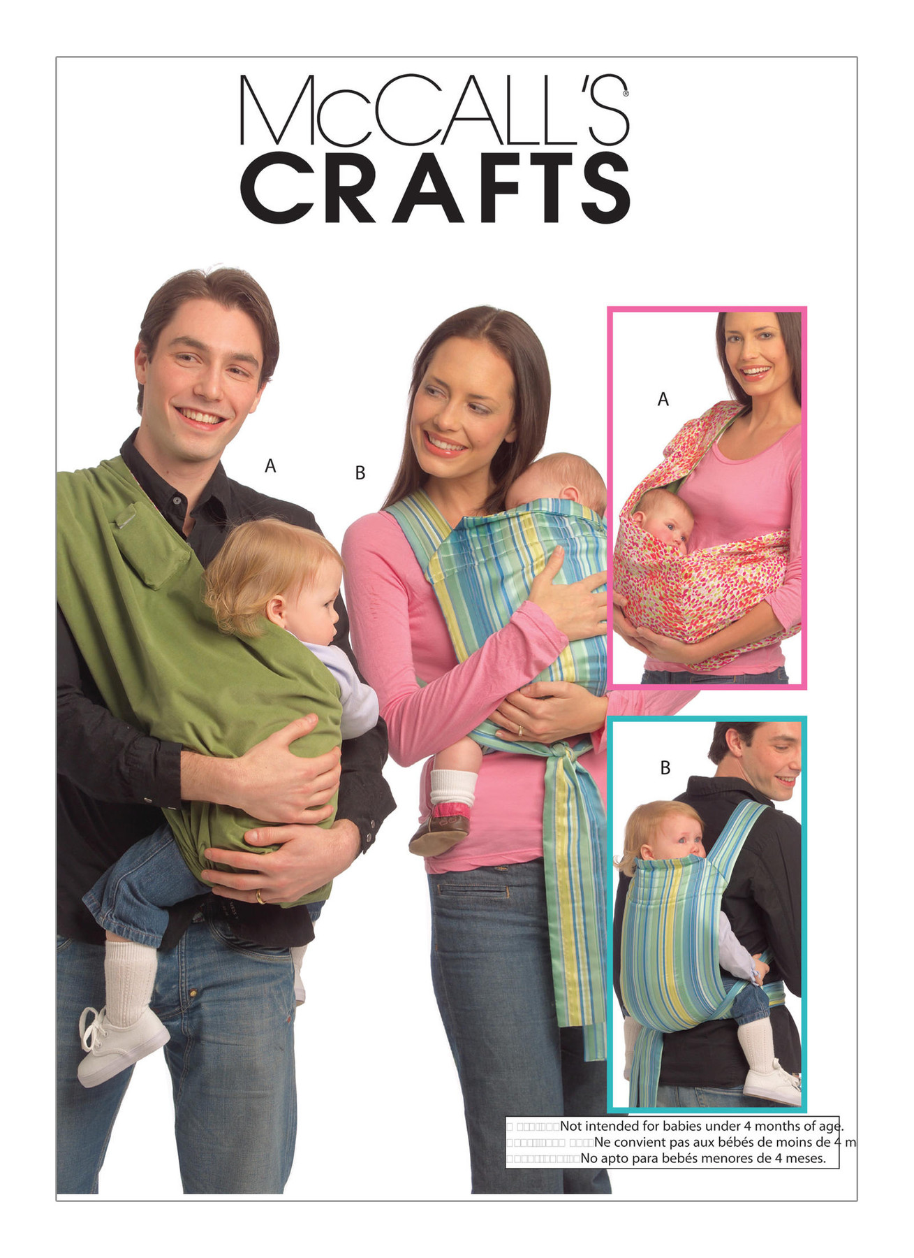 McCall’s Sewing Pattern M5678 Baby Carriers