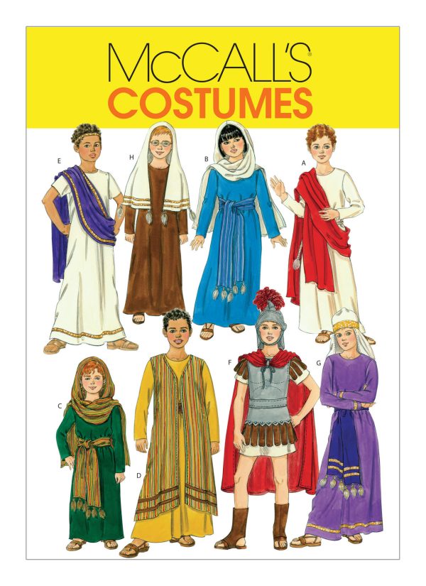 McCall's Sewing Pattern M5905 Children's/Boys'/Girls' Nativity Play Costumes