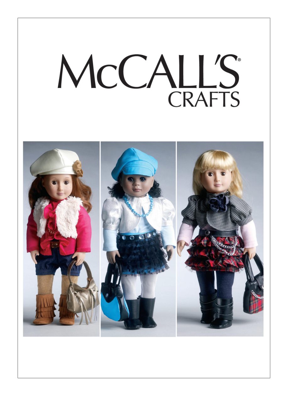 McCall's Sewing Pattern M6480 Chic Outfits and Accessories for 18" Doll