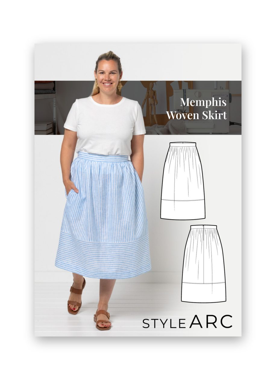 Style Arc Memphis Woven Skirt Sewing Pattern
