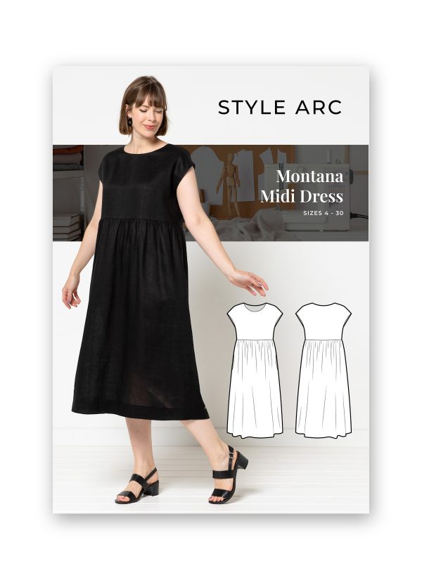 Style Arc Montana Midi Dress Sewing Pattern