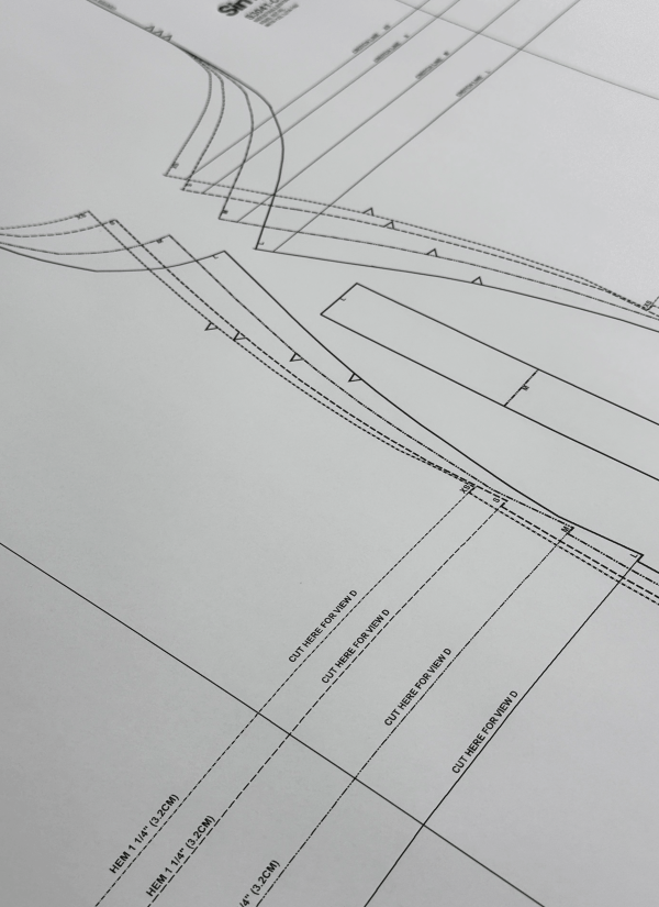 A0 & PDF Pattern Printing Service - Sewdirect