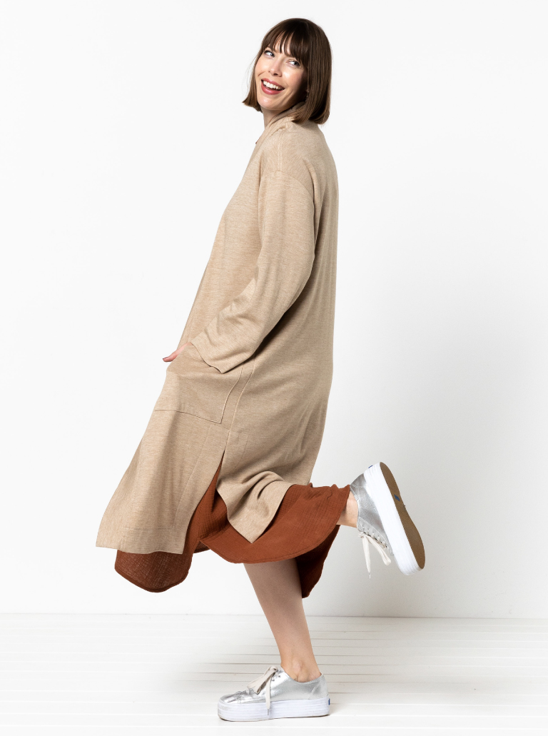 Style Arc Sigrid Knit Coat Sewing Pattern