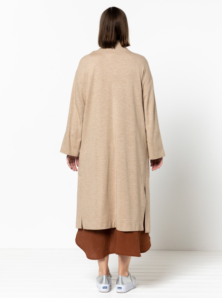 Style Arc Sigrid Knit Coat Sewing Pattern