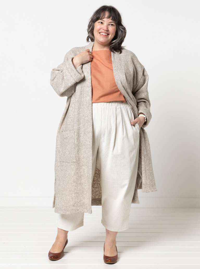 Style Arc Sigrid Knit Coat Sewing Pattern
