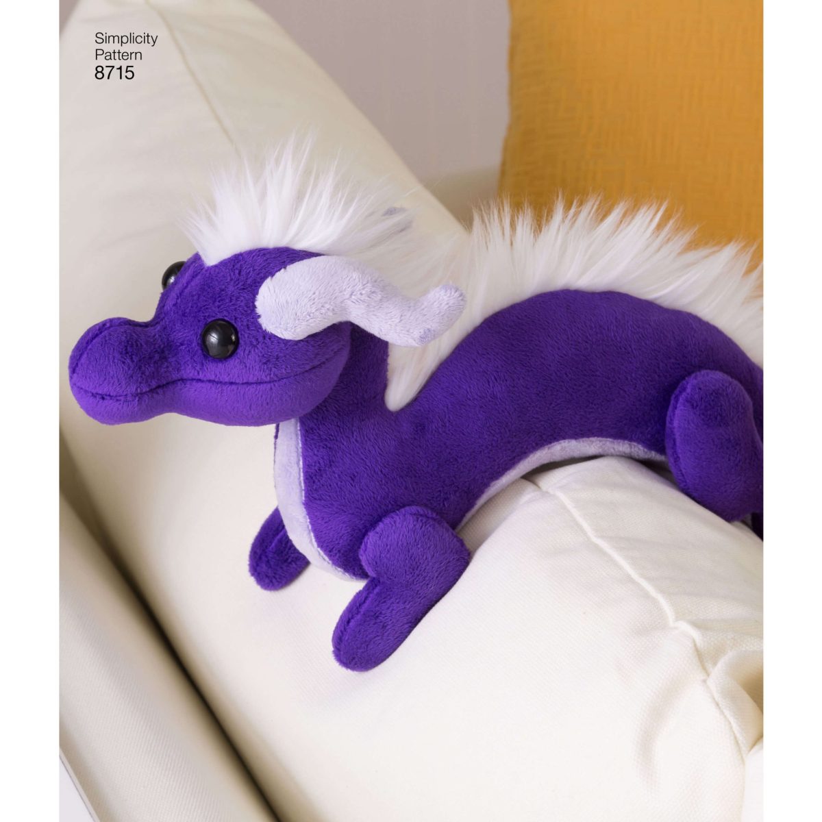 Simplicity Sewing Pattern 8715 Stuffed Dragons